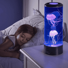Homey Namizna svetilka z lebdečimi meduzami | Spreminjajoče barve | USB napajanje | Svetilka za sproščanje