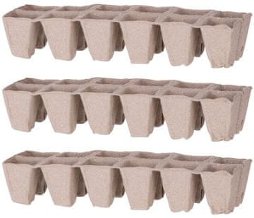 Strend Papirnati sadilnik HERRISON 12 celic 4,5x4,5x5,5cm pakiranje 3