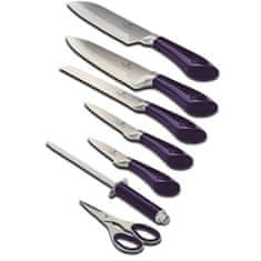 Berlingerhaus Set nožev iz nerjavečega jekla 8 kosov Purple Metallic Line BH-2670
