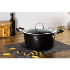Berlingerhaus Pekač s pokrovom s titanovo površino 28 cm Black Professional Line BH-6124