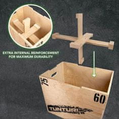 Tunturi Pliometrična lesena škatla TUNTURI Plyo Box 40/50/60 cm