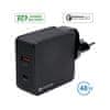 polnilec VoltPlug QC/PD 48W - primerno za prenosnike z USB-C polnjenjem