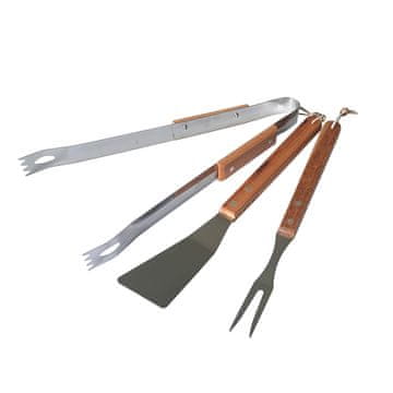 nabbi Orodje za peko na žaru AE189 - les / krom