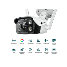 TP-Link VIGI 4MP zunanja Full-Color Wi-Fi Bullet mrežna kamera (do 2560 × 1440 H.265+ 30fps)