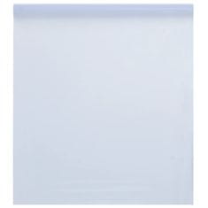 Vidaxl Folija za okna statična matirana prozorna bela 90x2000 cm PVC