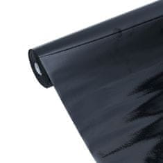 Vidaxl Folija za okna statična matirana črna 90x2000 cm PVC