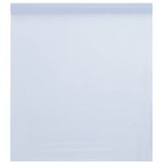 Greatstore Folija za okna statična matirana prozorna bela 90x1000 cm PVC