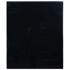 Greatstore Folija za okna statična matirana črna 90x1000 cm PVC