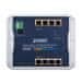 Planet WGS-4215-8P2S ploščato stikalo L2/L4, 8x1Gb, 2x1Gb SFP, 8x PoE 802.3at 200W, 48-56VDC, -40~75°C, IP30, brez ventilatorja