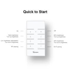 Sonoff D1 inteligentni zatemnilnik z Wi-Fi in RF 433 MHz, Smart Dimmer Switch 