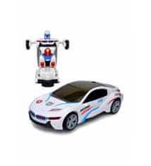CAB Toys Robot transformer, bel avto in robot 2 v 1 