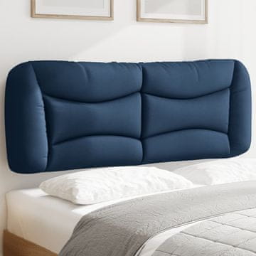 Vidaxl vidaXL Blazina za vzglavje, modra, 140 cm, blago
