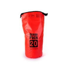 SUPstore Vodotesna suha torba Ocean Pack 20L Rdeča