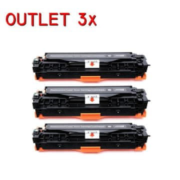 PremiumPrint Komplet 3x kompatibilni toner CC530A HP, Canon