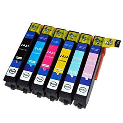 PremiumPrint Komplet 7 kartuš T2431 - T2436 za Epson (6 barv)
