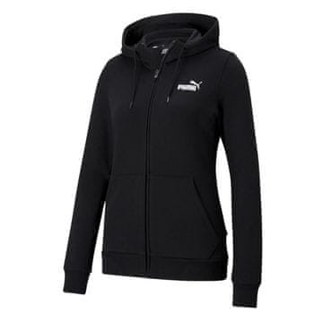 Puma Športni puloverji črna 164 - 169 cm/S Ess Small Logo Fullzip