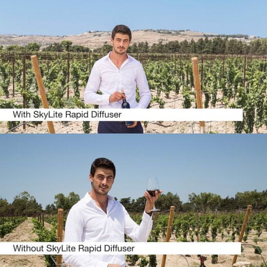 Manfrotto Skylite Rapid Kit 1.1x2m - Reflektor-Set Mit Aluminiumrahmen & Koffer