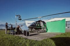 Manfrotto Panoramsko ozadje 4m Chromakey Green komplet z alu okvirjem v torbi (LB7622)