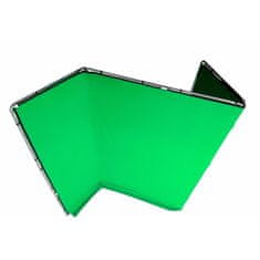 Manfrotto Chroma Key FX 4x2,9m komplet za panoramsko ozadje, zelen, alu okvirjem v torbi (MLBG4301KG)