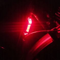 Malatec Set USB LED aku. kolesarske T6 svetilke CREE LED XM-L + zadnja luč
