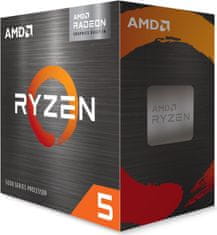 AMD Ryzen 5 5500 procesor, 6 jedrni, 12 niti, 3,6 GHz, 4,2 GHz Boost, Wraith Stealth (100-100001489BOX)