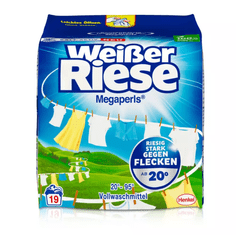 Weißer Riese UNIVERSAL MEGAPEARLS Pralni prašek, koncentrat 19 pranj | 1,14 kg DE