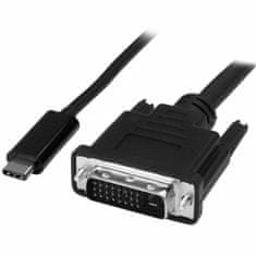 Startech Kabel USB C do DVI Startech CDP2DVIMM1MB črn 1 m