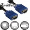Lineaire Kabel VGA Lineaire HD15 3 m črn