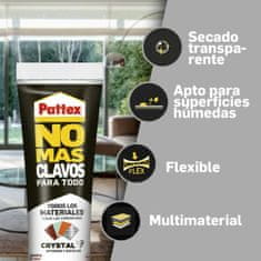 Pattex Instant Adhesive Pattex Transparent Paste 216 g