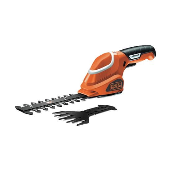 BigBuy Obrezovalnik žive meje Black &amp; Decker gsl700-qw 7,2 V