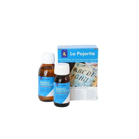 BigBuy Lak La Pajarita Finish Glass