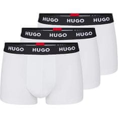 Hugo Boss 3 PAKET - moške boksarice HUGO 50469786-100 (Velikost XL)