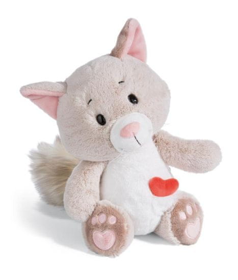 NICI plišasta mačka Love Fluffy 25cm, sedeča, ZELENA