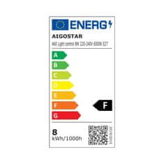 Aigostar LED sijalka s senzorjem svetlobe (dan/noč) E27 A60 8W 6500K
