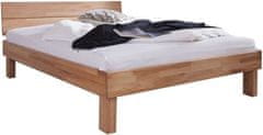 Masivna postelja EVA, 160x200, hrast