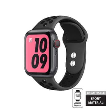 Crong Crong Duo Sport - Apple Watch Strap 38/40/41 mm (sivo/črno)