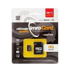 IMRO Spominska kartica Micro SDHC UHS-3 32GB z adapterjem
