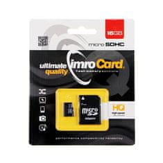 IMRO Spominska kartica Micro SDHC 16GB z adapterjem