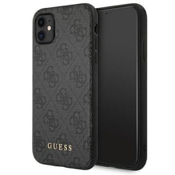 1 to 3 Guess Trdi Ovitek Za Iphone 11 6.1 Xr 4G Kovinsko Zlat Logo Z Logo Grey