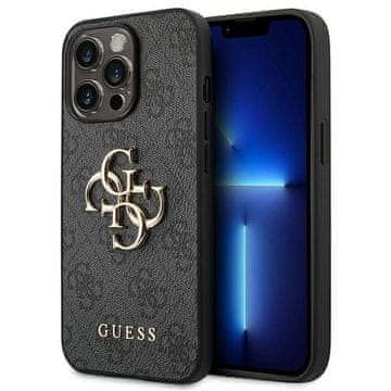 Guess GUESS CASE TRDI OVITEK ZA IPHONE 14 PRO 6.1 4G Z VELIKIM KOVINSKIM LOGOTIPOM