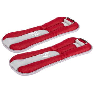 shumee Umbro - Uteži za gležnje in zapestja 2x1 kg (rdeče)