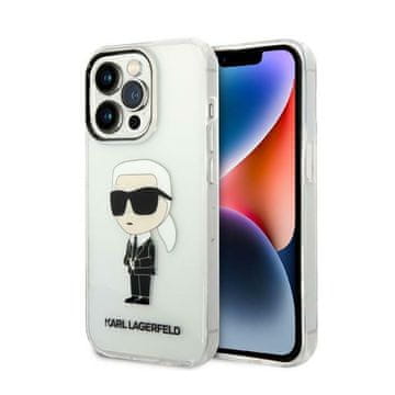 Karl Lagerfeld Ovitek Karl Lagerfeld IML NFT Ikonik - iPhone 14 Pro Max (prozoren)