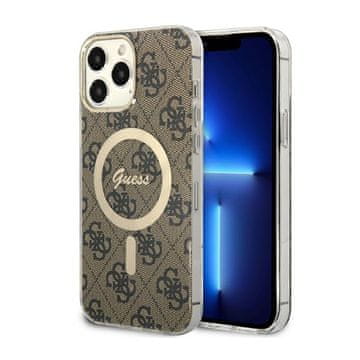 Guess Ovitek Guess 4G MagSafe - iPhone 13 Pro Max (rjav)