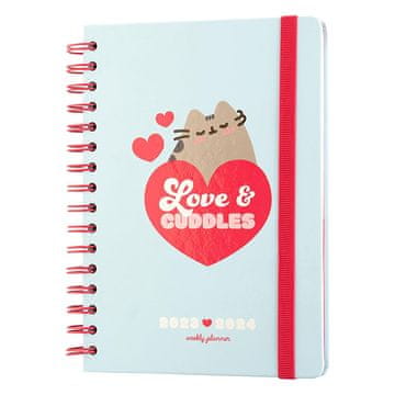 Pusheen Pusheen - Koledar / Tedenski planer 2023/2024 iz kolekcije Purrfect Love (14,8 x 21 cm)