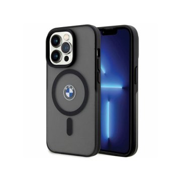 shumee Ovitek BMW Signature MagSafe - iPhone 14 Pro Max (črn)