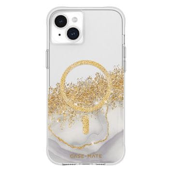 case-mate Case-Mate Karat MagSafe - ovitek za iPhone 15 Plus, okrašen z zlatom (marmor)