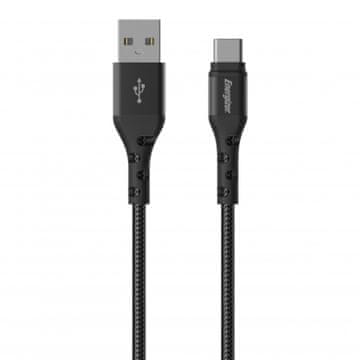 shumee Energizer Ultimate - povezovalni kabel USB-A na USB-C, 2 m (črn)