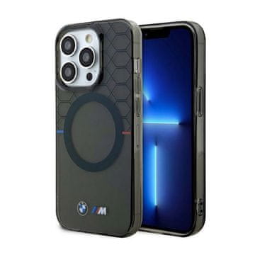 Bmw Ovitek BMW Pattern MagSafe - iPhone 14 Pro Max (siv)