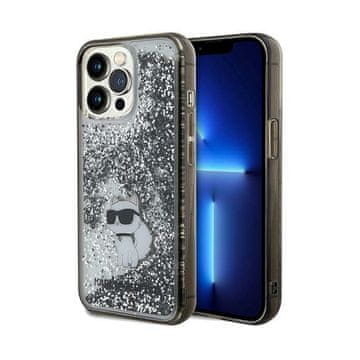 Karl Lagerfeld Ovitek Karl Lagerfeld Liquid Glitter Choupette – iPhone 13 Pro (prozoren)