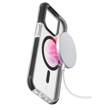 shumee Ovitek Cellularline Tetra Force Strong Guard Mag - MagSafe za iPhone 15 Pro z MICROBAN premazom (prozoren)
